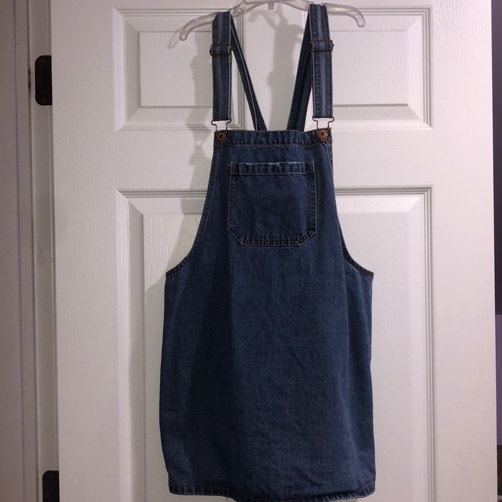 Denim Overall Dress